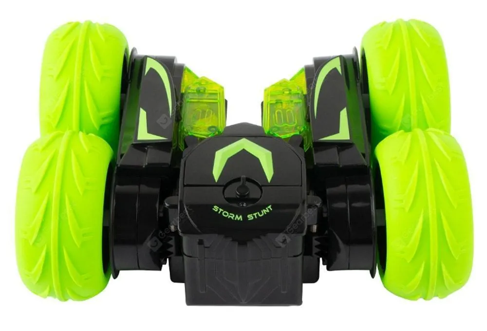 Jucărie cu telecomandă SY Double-Side Stunt Car, --, Verde (SY005)