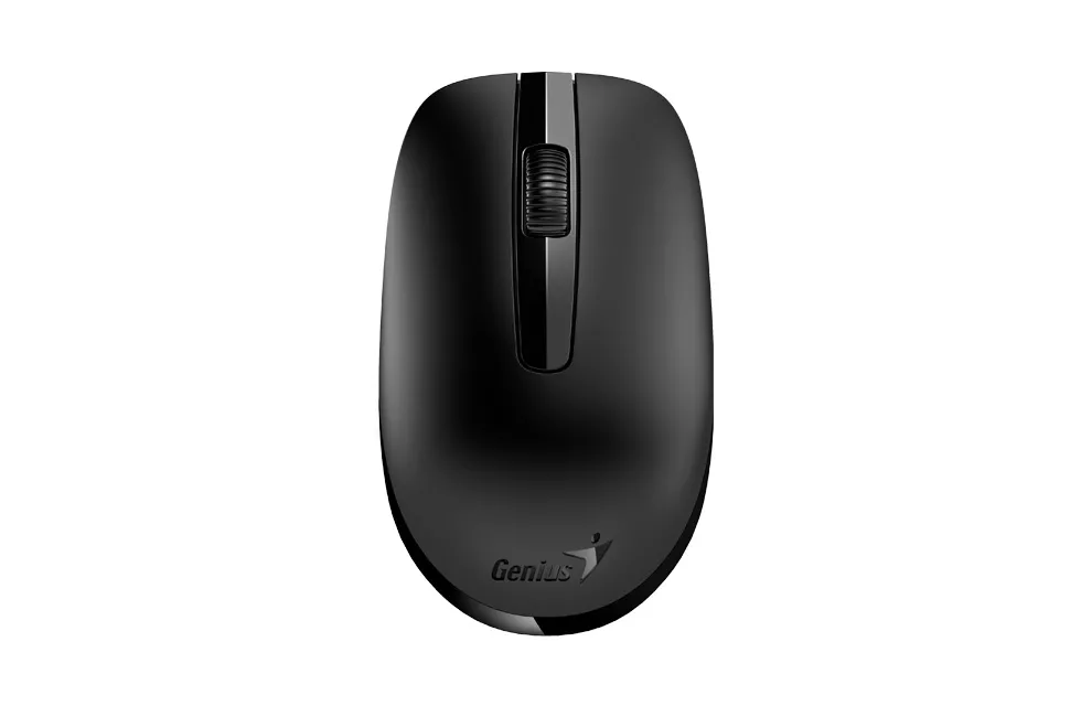 Wireless Mouse Genius NX-7007, Optical, 1200 dpi, 3 buttons, Ambidextrous, BlueEye, 1xAA, Black