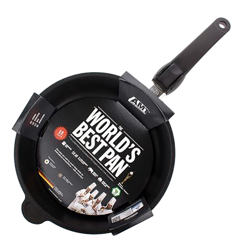 Сковорода AMT Gastroguss AMT-420-E, 20см, Чёрный