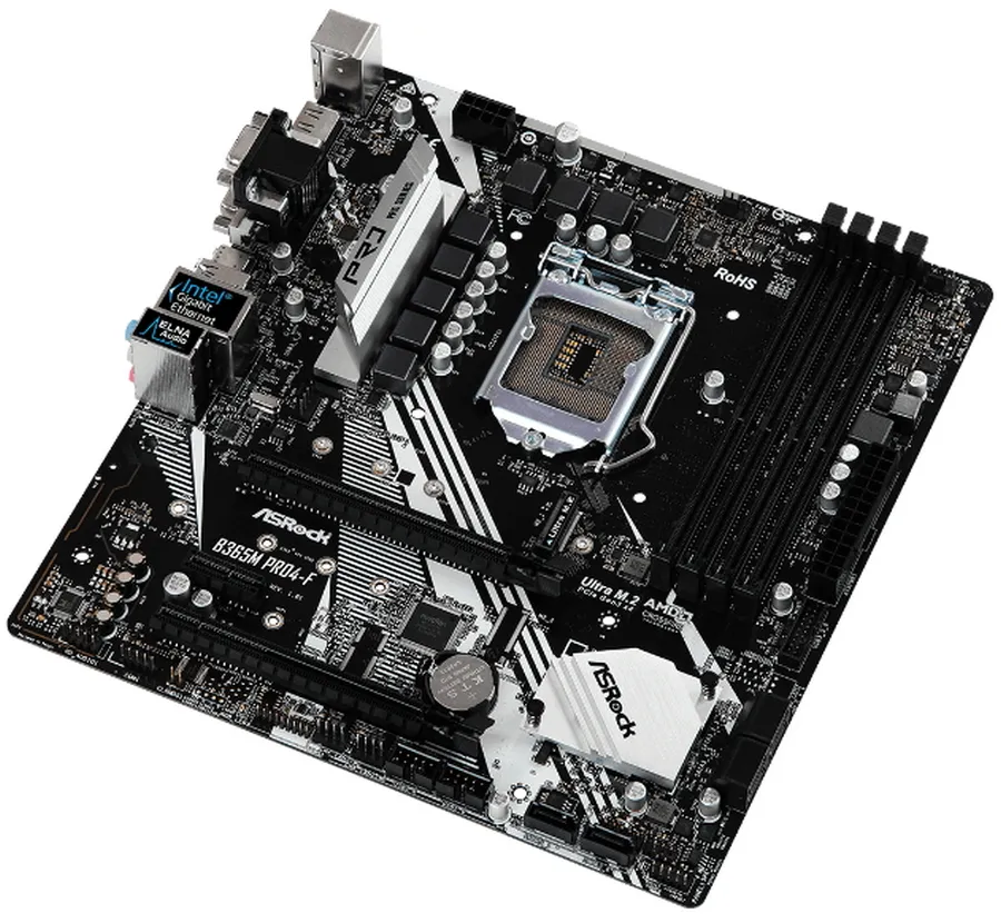 Материнская плата ASRock B365M PRO4-F, LGA1151, Intel B365, Micro-ATX