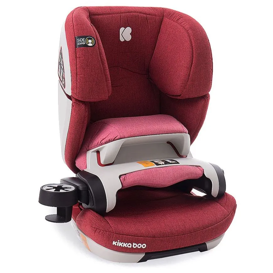 Scaun auto Kikka Boo Ferris ISOFIX, Grupa 1/2/3 (9-36 kg), Roșu