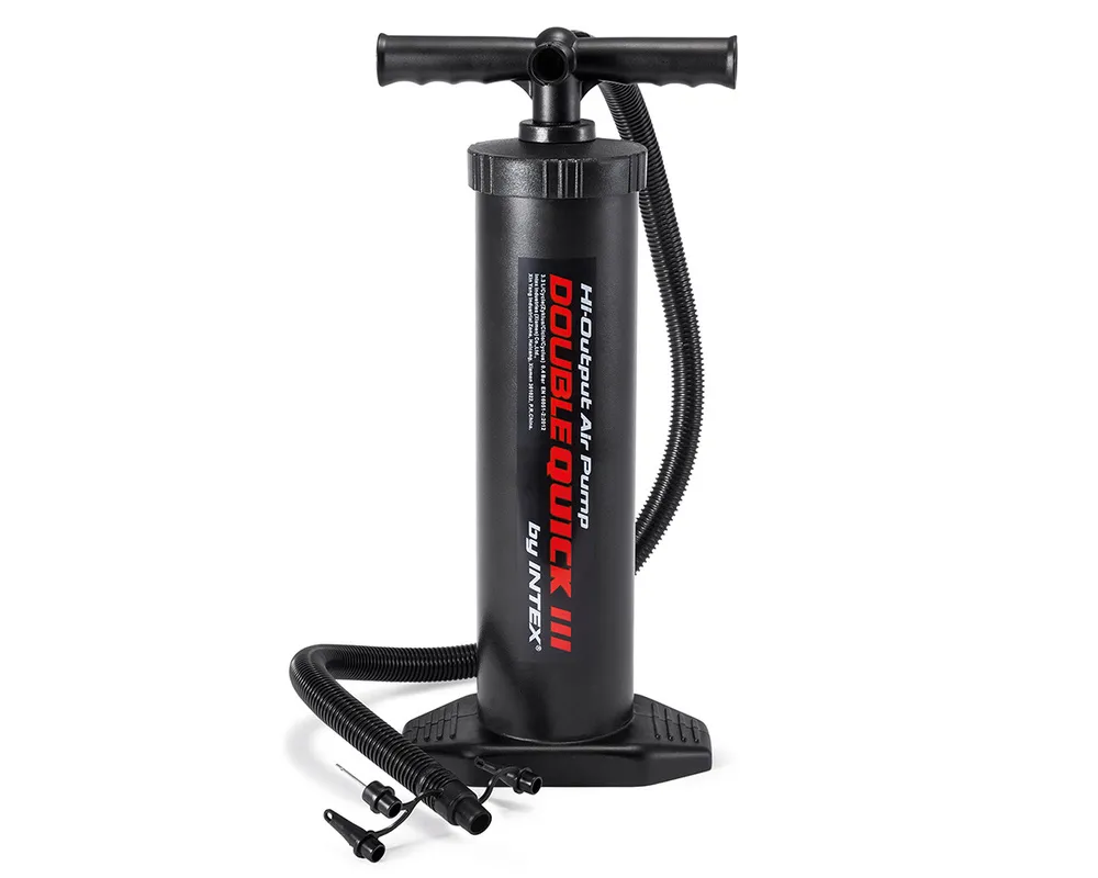 Accesorii pentru piscine Intex Double Quick III Hand Pump, Negru, 68615