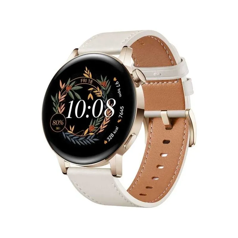 Ceas inteligent Huawei WATCH GT 3, 42mm, Light Gold