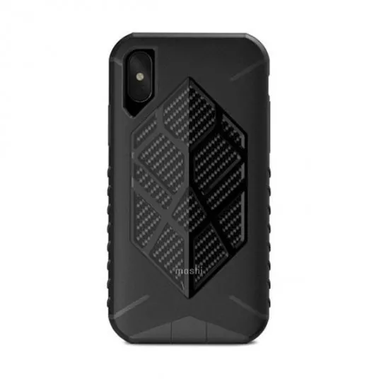 Husă Moshi Talos - iPhone XS/X, Negru