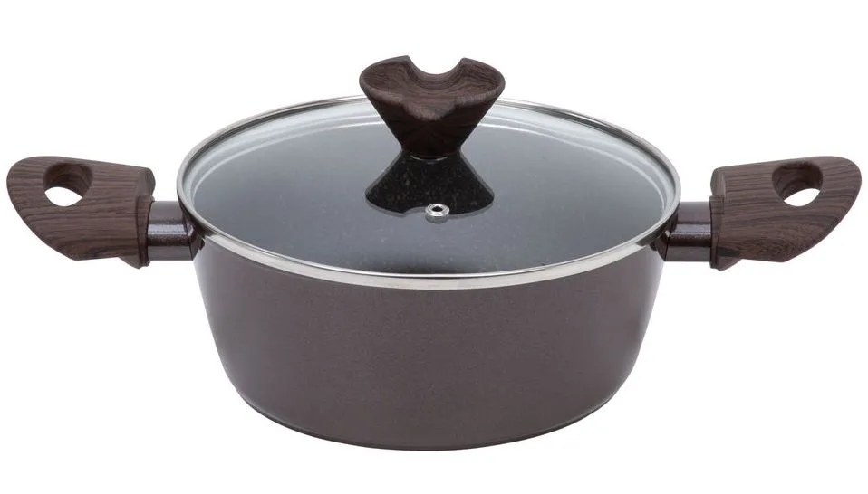 Кастрюля RESTO 93018, 2л, Коричневый