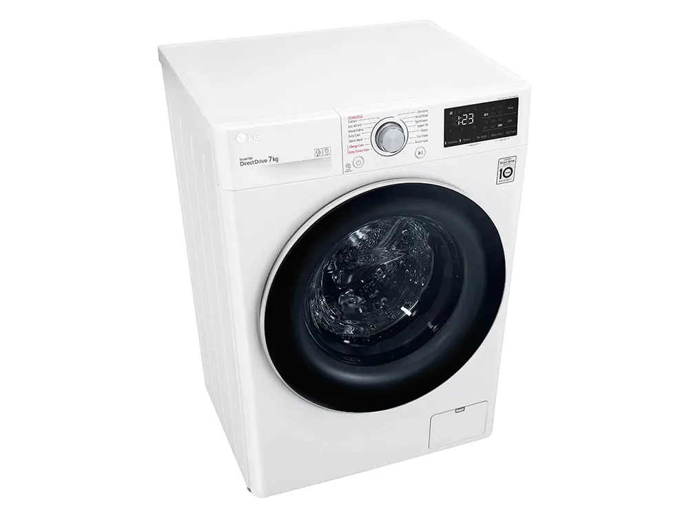 Mașină de spălat LG F2WV3S7S0E, 7kg, Alb