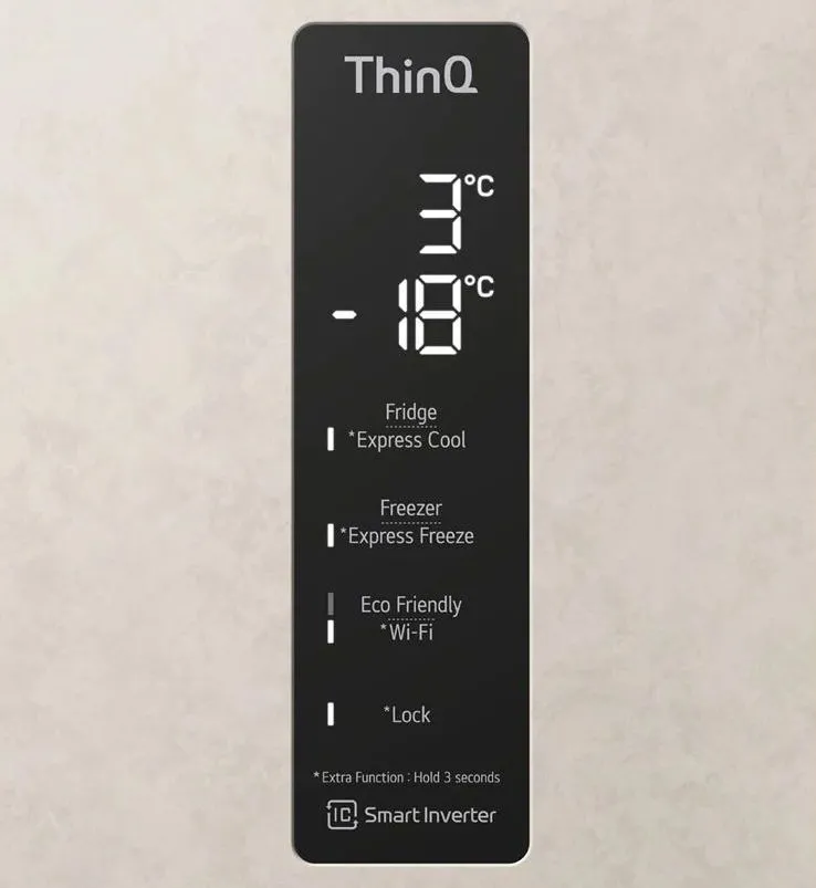 Frigider LG GA-B459SEQM, Bej