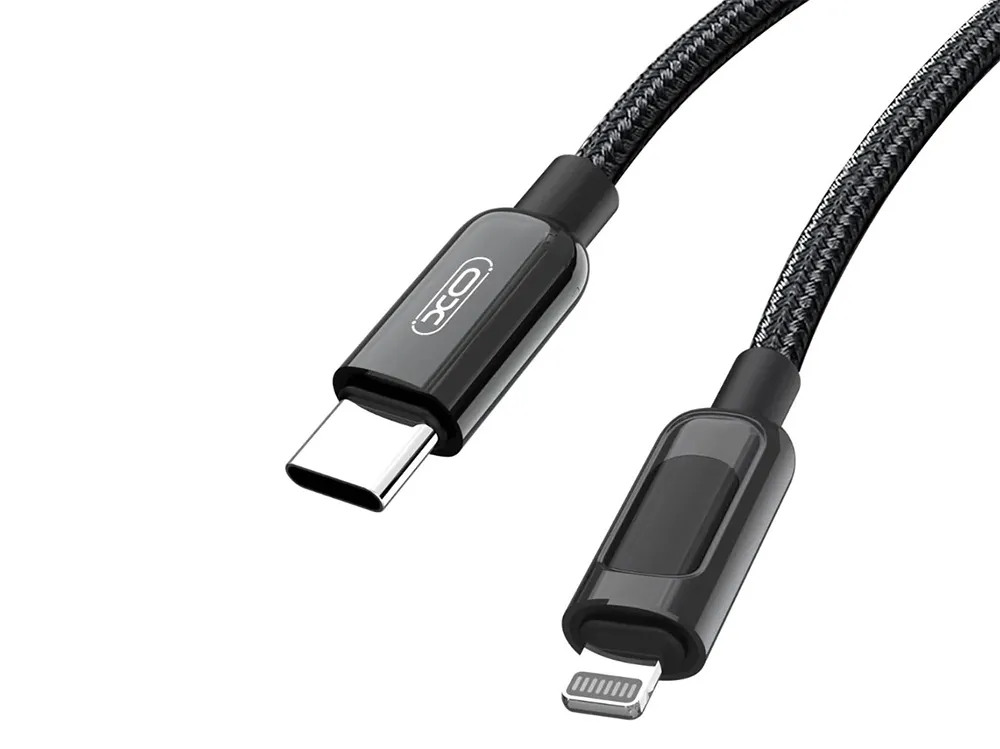Type-C to Type-C Cable XO, Digital display 60W, NB-Q203A, Black