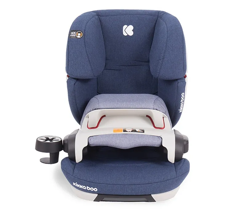 Scaun auto Kikka Boo Ferris ISOFIX, Grupa 1/2/3 (9-36 kg), Gri închis