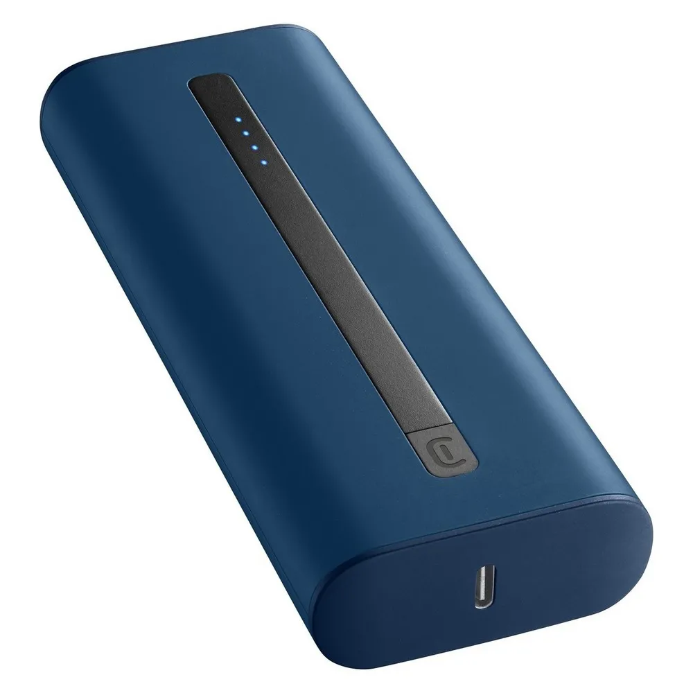Power Bank Cellularline 20000mAh, PD Thunder, Blue