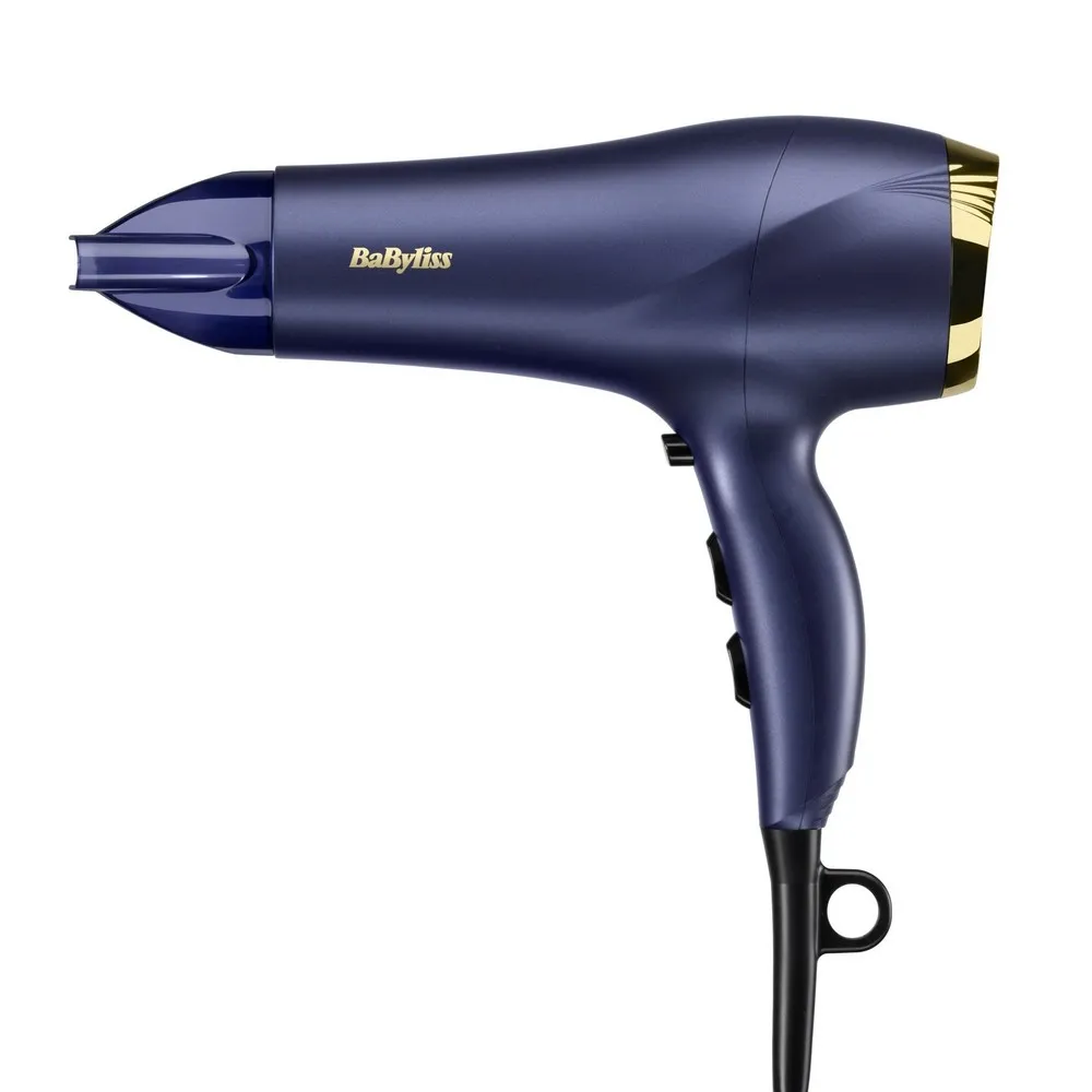 Фен BaByliss Midnight Luxe 5781PE, 2300 Вт, Синий