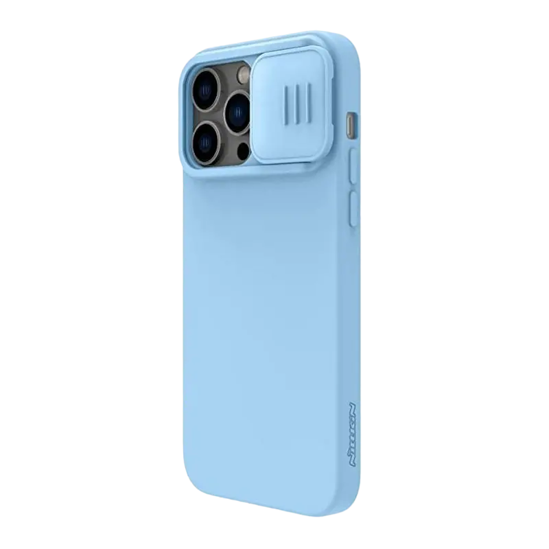 Nillkin Apple iPhone 14 Pro Max, CamShield Silky Silicone Case, Blue Haze