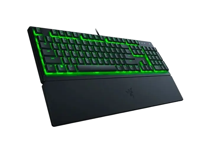 Gaming Keyboard Razer Ornata V3 X, Silent Membrane Switches, Low-profile Keys, RGB, US Layout, USB 
