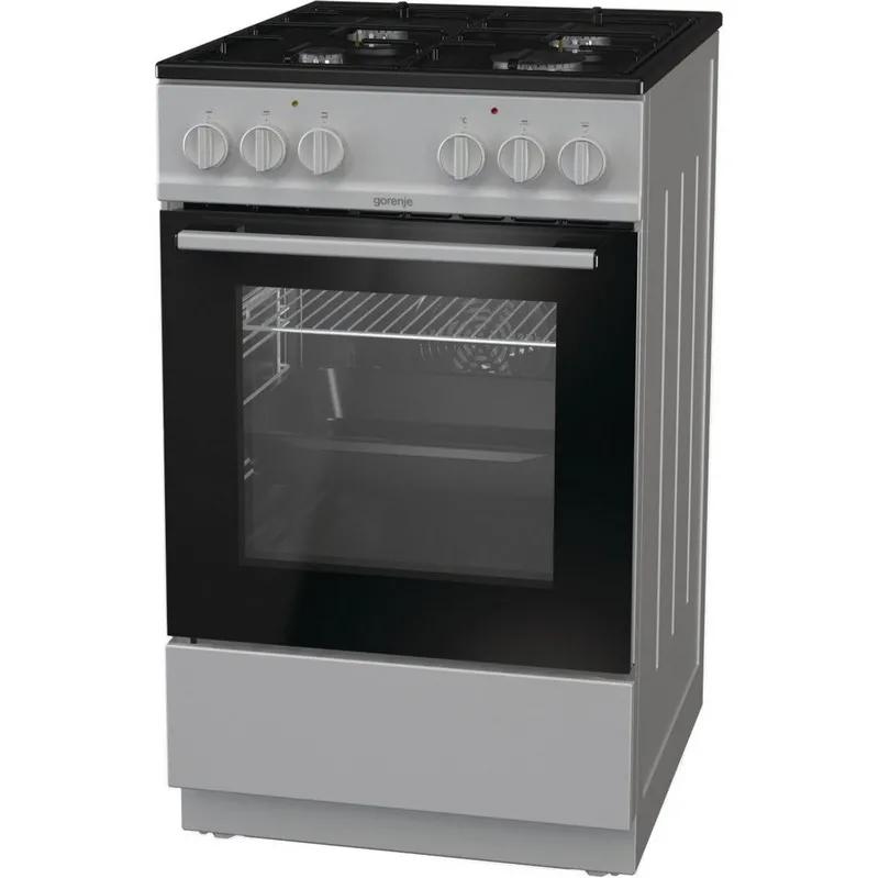 Aragaz Mixt Gorenje MEK301SB, Argintiu
