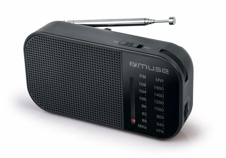 Radio portabil MUSE M-025 R, Negru