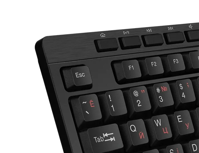 Tastatură SVEN KB-C3010, Cu fir, Negru
