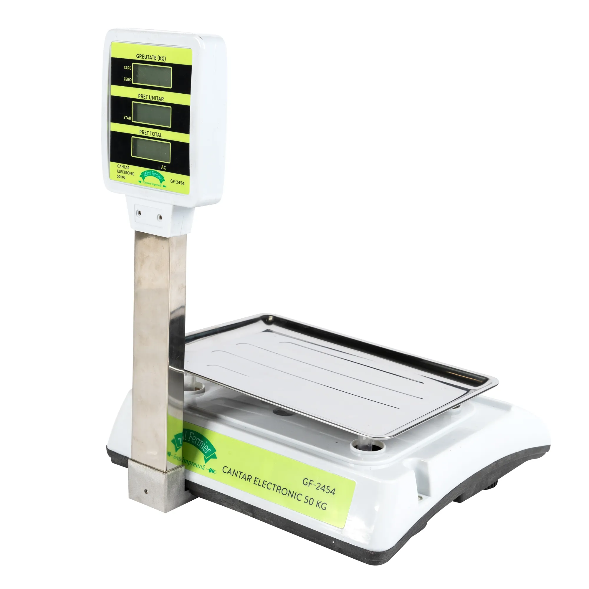 Cantar electronic Micul Fermier 50 Kg cu baterii 4 4Ah