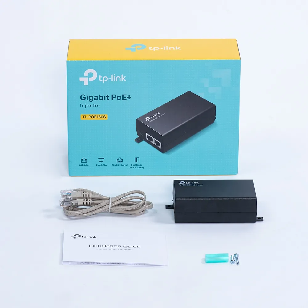 PoE Инжектор TP-LINK TL-POE160S, IEEE 802.3af/at