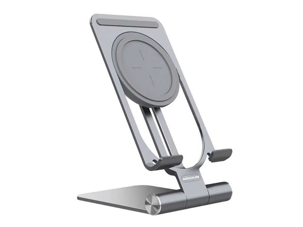 Wireless Charger Nilkin PowerHold Mini, 15W, Gray