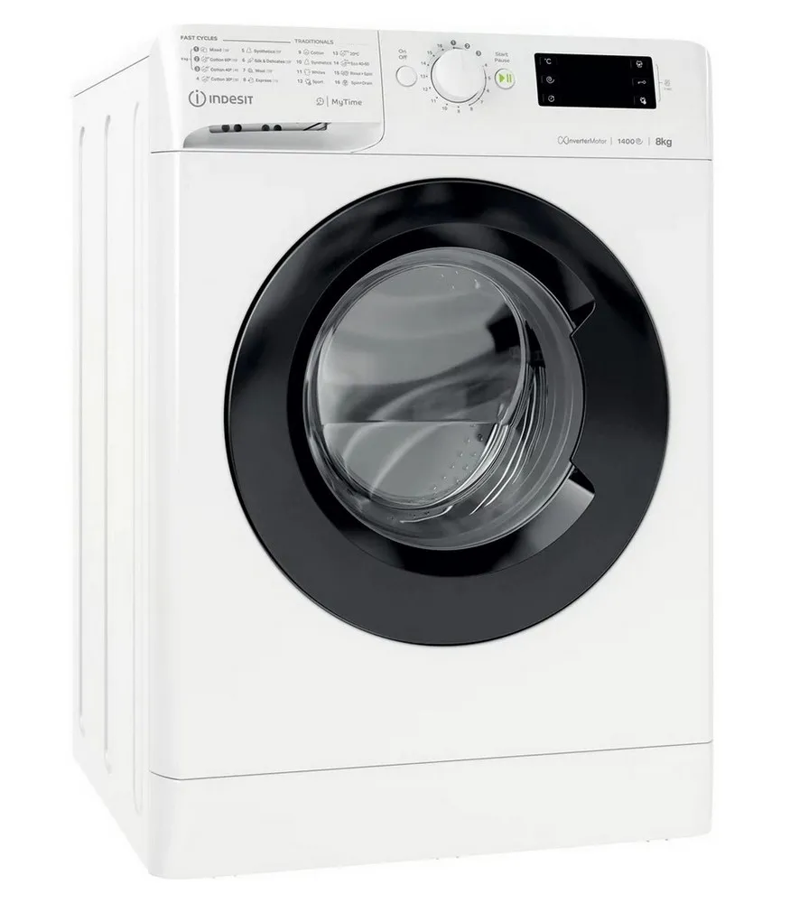 Mașină de spălat Indesit MTWE 81484 WK EE, 8kg, Alb