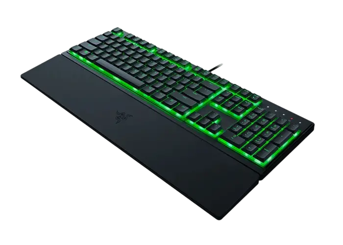 Gaming Keyboard Razer Ornata V3 X, Silent Membrane Switches, Low-profile Keys, RGB, US Layout, USB 