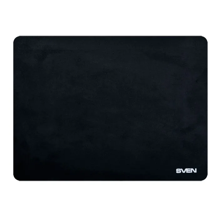 Mouse Pad SVEN HP, 300 x 225 x1mm, Ultrathin flock fabric, Rubberized non-slip base, Black