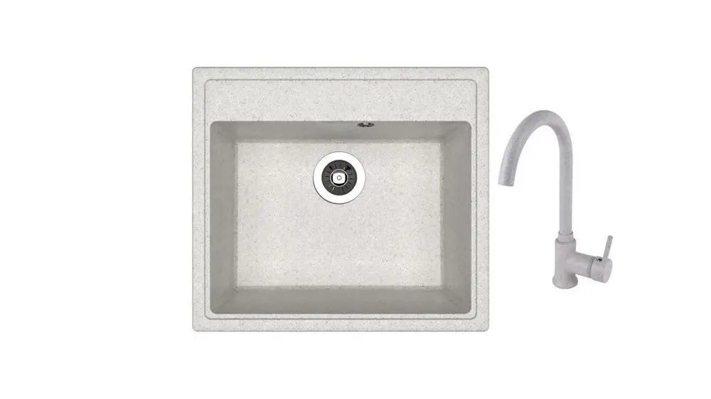 НАБОР мойка Dr Gans Nica 570 + SanDonna F 7073 серый