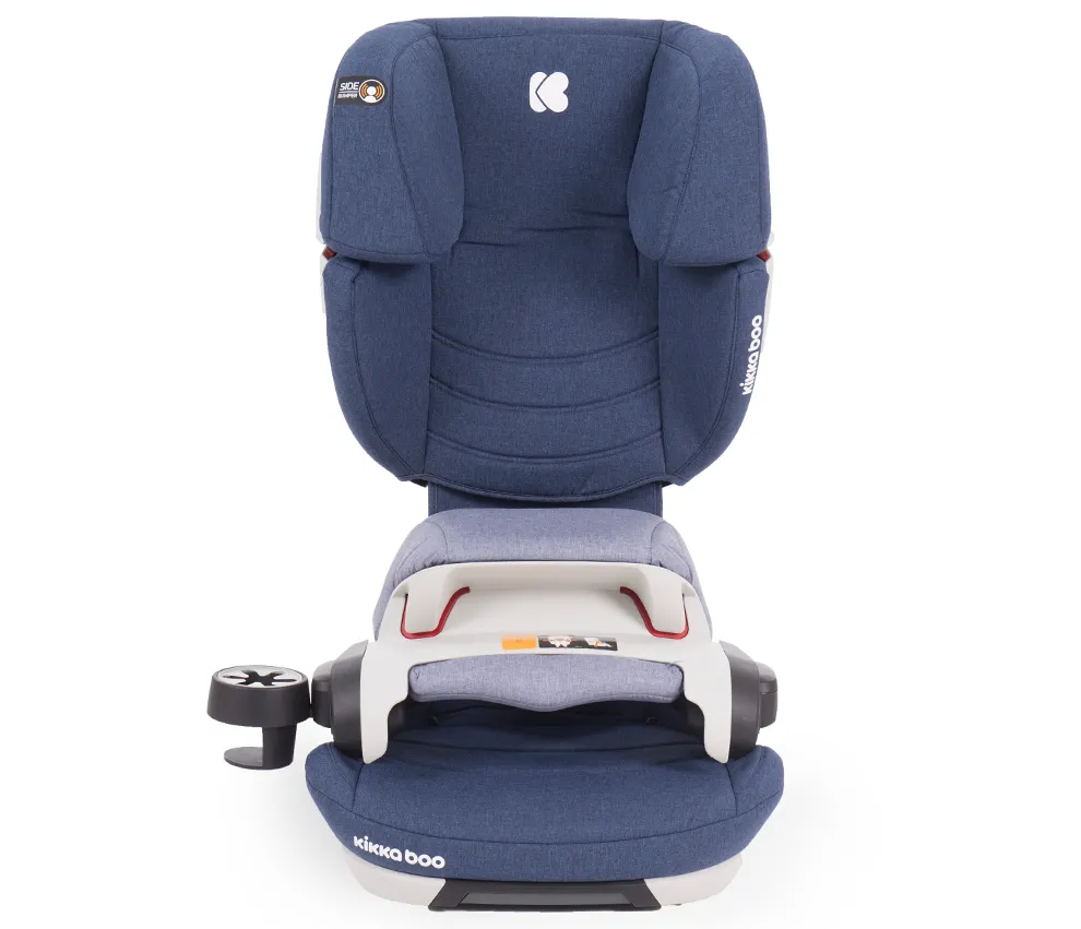 Scaun auto Kikka Boo Ferris ISOFIX, Grupa 1/2/3 (9-36 kg), Gri închis