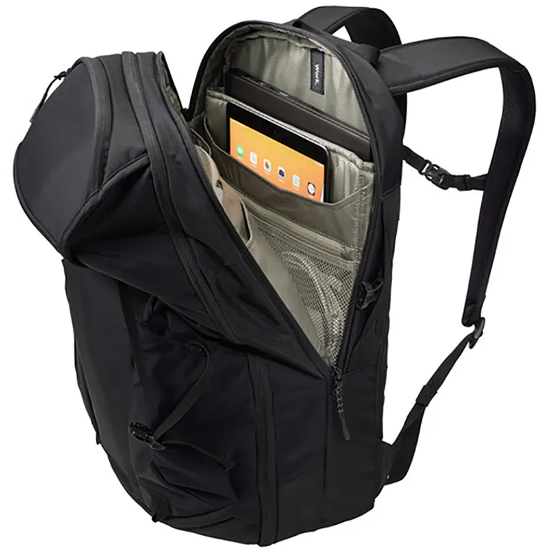 Rucsac de călătorie THULE EnRoute, 15.6", Nailon 330D mini ripstop, poliester 600D, Negru