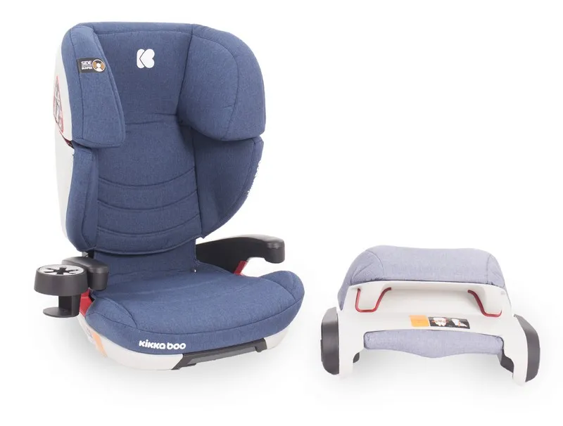 Scaun auto Kikka Boo Ferris ISOFIX, Grupa 1/2/3 (9-36 kg), Gri închis