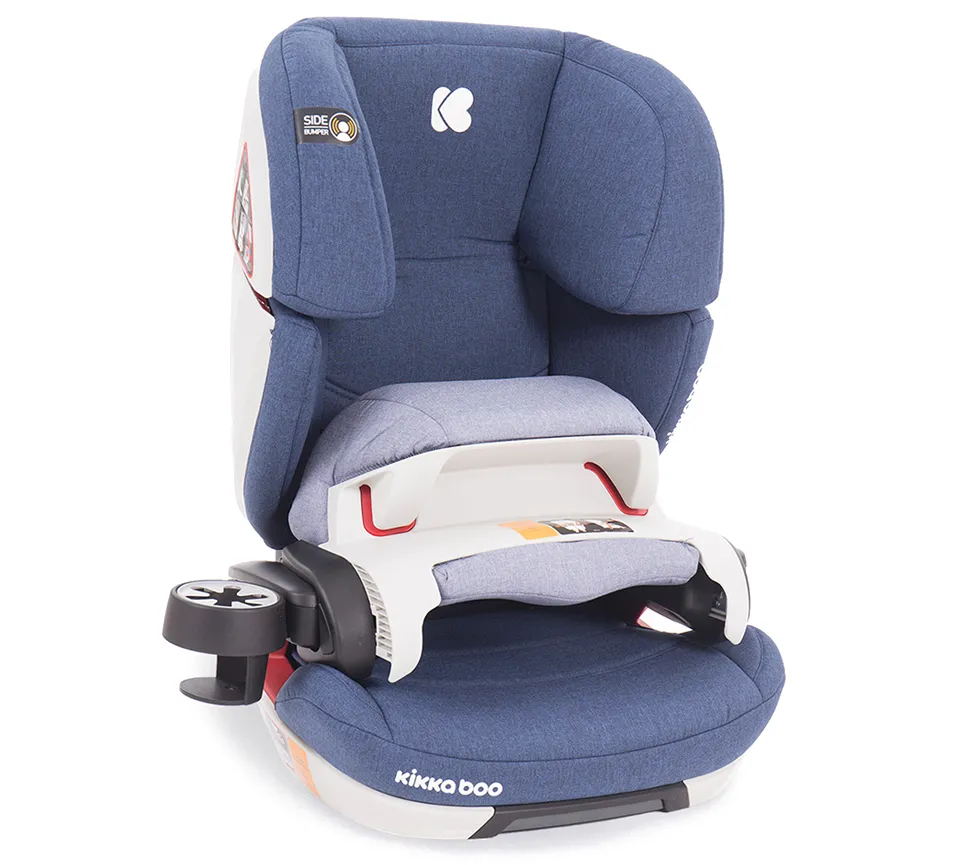Scaun auto Kikka Boo Ferris ISOFIX, Grupa 1/2/3 (9-36 kg), Gri închis
