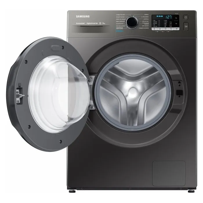Mașină de spălat Samsung WW80AAS22AX/UA, 8kg, Oțel inoxidabil