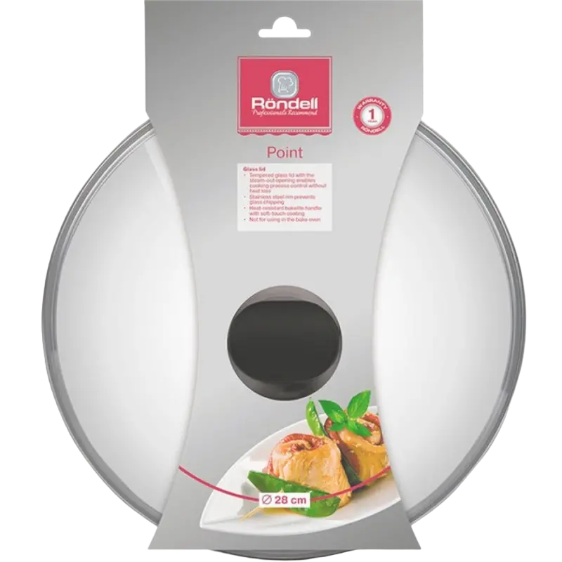 Capac Rondell RDA-1362, 26cm, Transparent