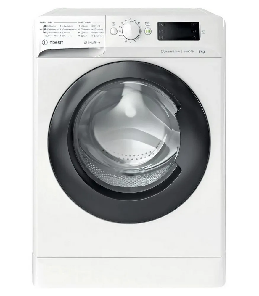 Mașină de spălat Indesit MTWE 81484 WK EE, 8kg, Alb