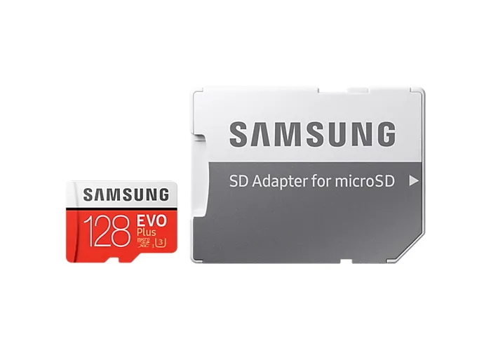 Карта памяти Samsung EVO Plus MicroSD, 128Гб (MB-MC128HA/RU)