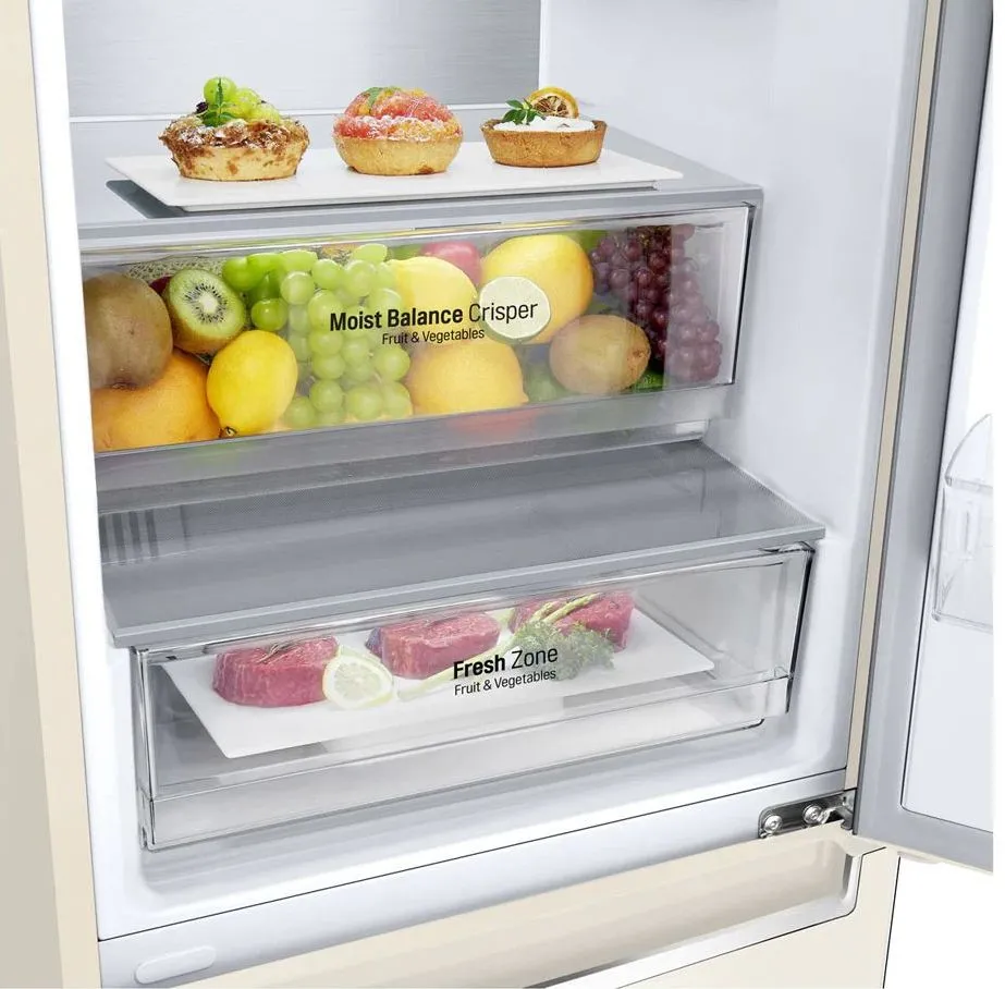 Frigider LG GA-B459SEQM, Bej