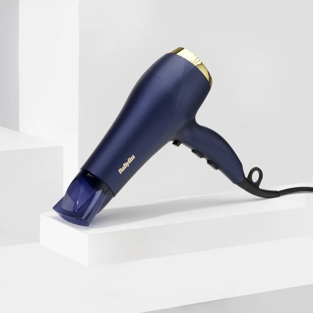 Фен BaByliss Midnight Luxe 5781PE, 2300 Вт, Синий