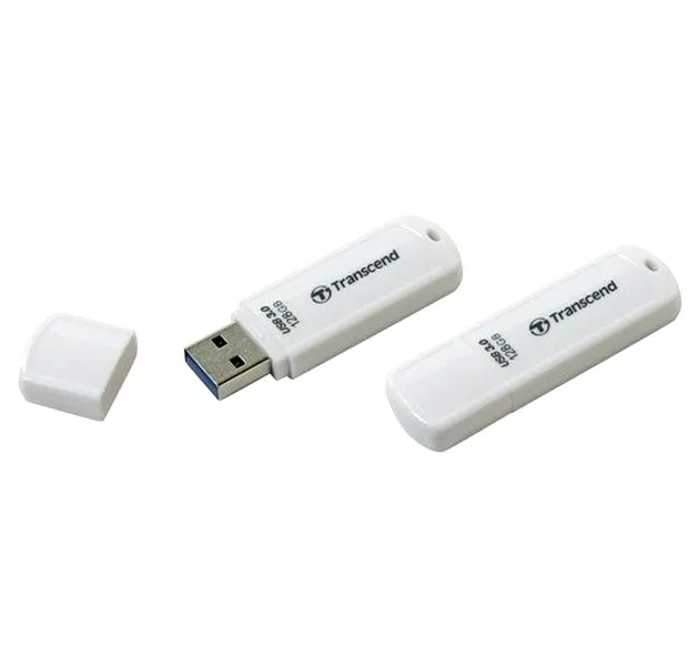 USB Flash накопитель Transcend JetFlash 730, 128Гб, Белый