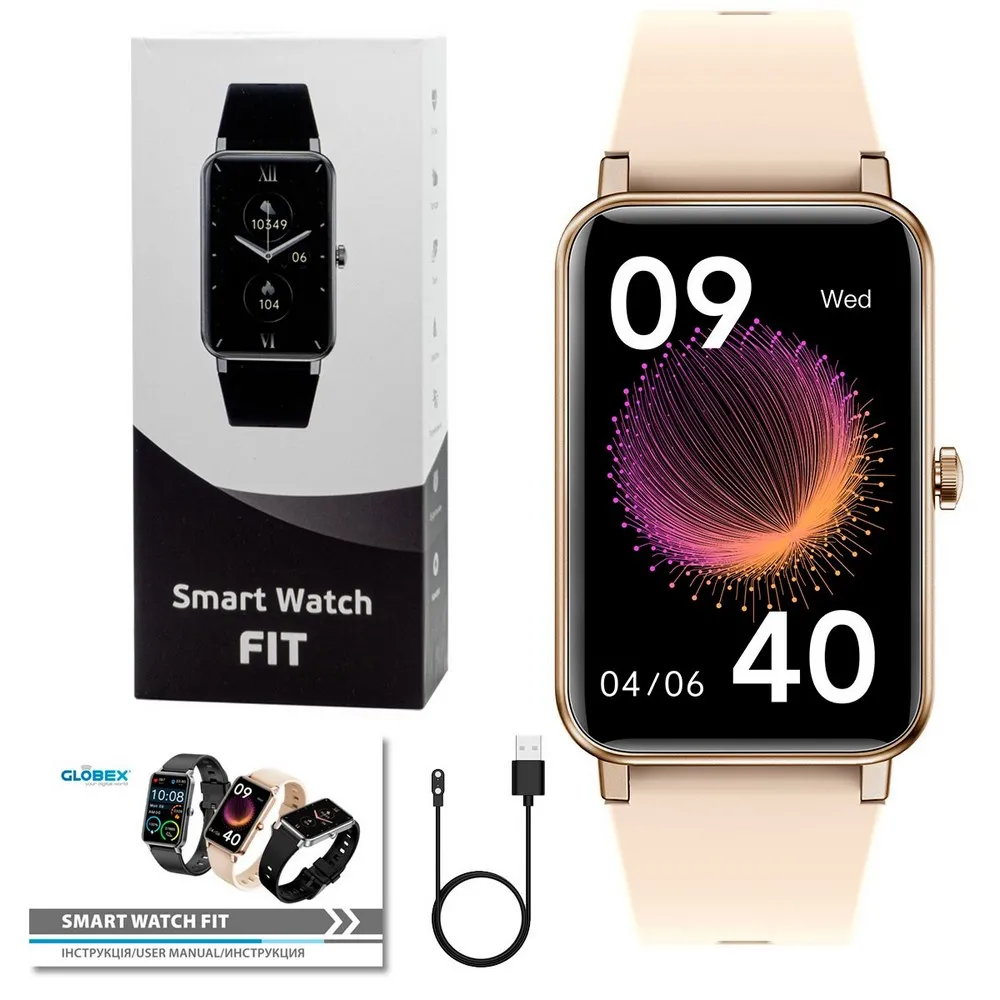 Smart Watch Globex Fit, Gold