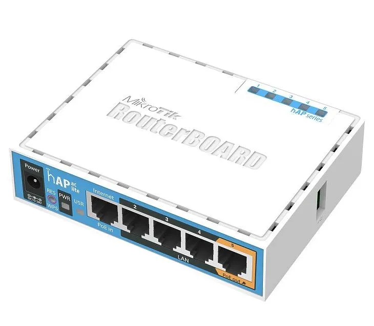 Router MikroTik hAp AC Lite, Alb
