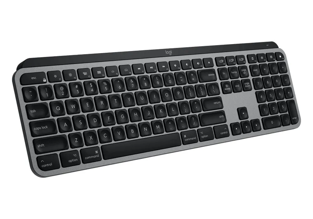 Wireless Keyboard Logitech MX Keys for Mac, Premium typing, ,Backlight, BT/2.4Gh, Rechar. US Layout 