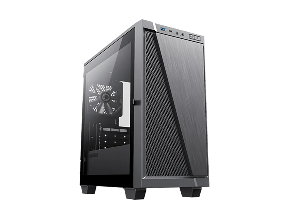 Carcasă PC Gamemax 6611, Midi-Tower, ATX, Negru