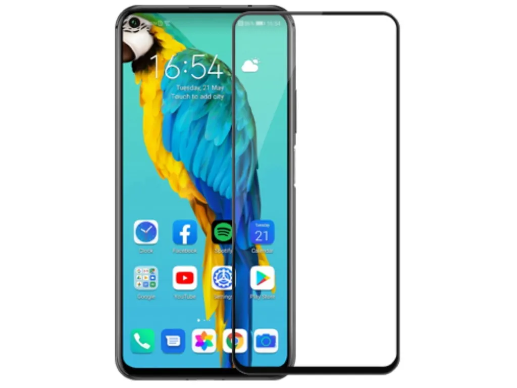 Защитное стекло Nillkin Huawei Nova 5T - Tempered Glass CP+ pro, Чёрный