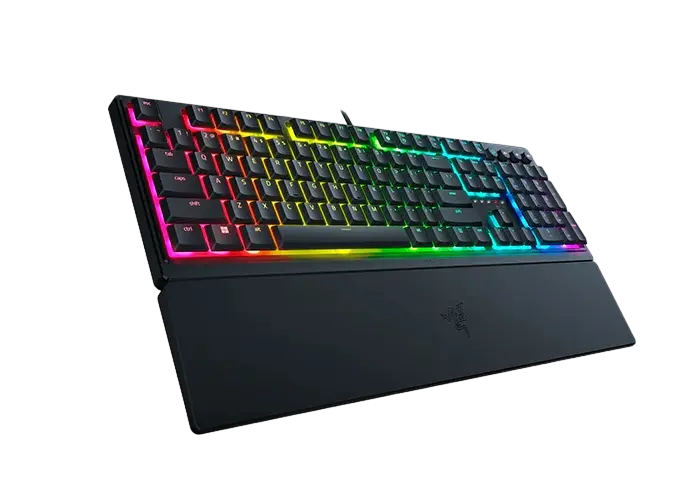 Gaming Keyboard Razer Ornata V3, Silent Membrane Switches, Low-profile Keys, RGB, US Layout, USB 