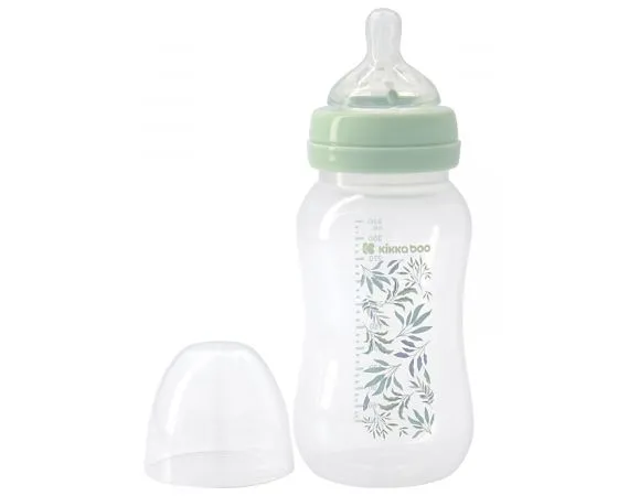 Sticlă de hrănire Kikka Boo Tropical Leaves, Verde