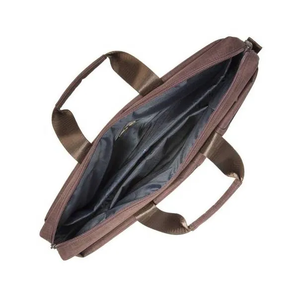 Geantă pentru Laptop RivaCase Biscayne, 15.6", Poliester, Maro