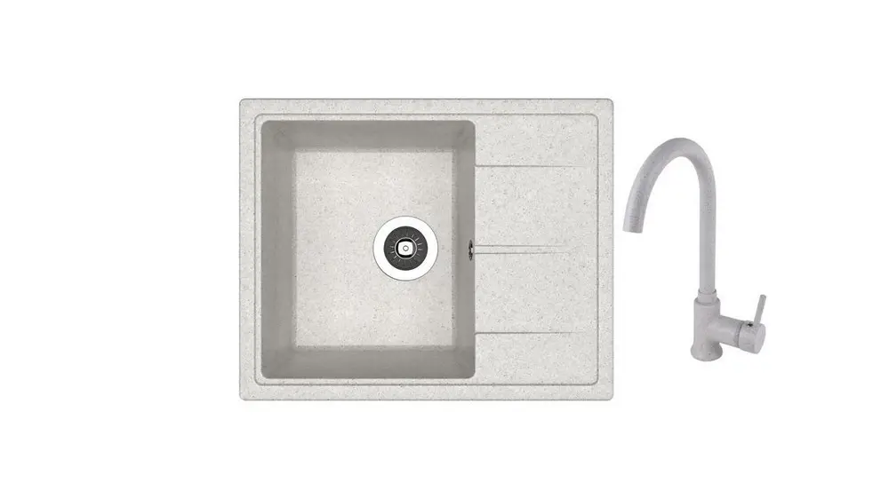 НАБОР мойка Dr Gans Nica 580 + SanDonna F 7073 серый