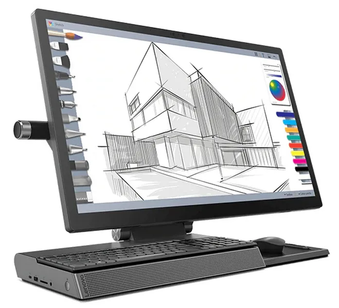 Computer All-in-One Lenovo Yoga A940-27ICB, 27", Intel Core i7-9700, 32GB/512GB, Windows 10 Pro, Gri