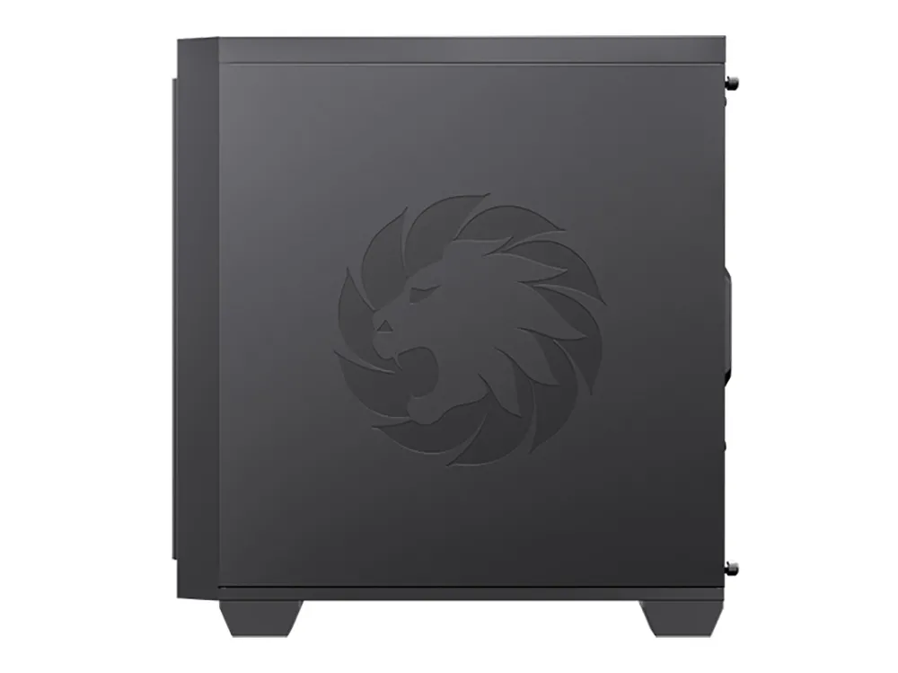 Carcasă PC Gamemax 6611, Midi-Tower, ATX, Negru