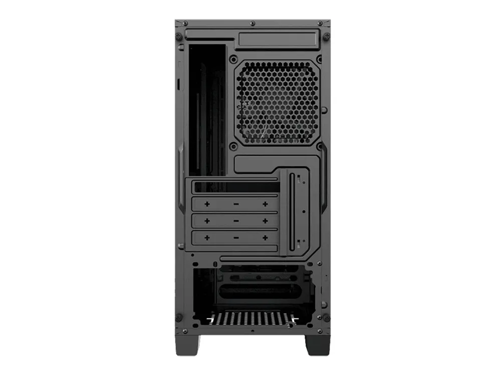 Carcasă PC Gamemax 6611, Midi-Tower, ATX, Negru